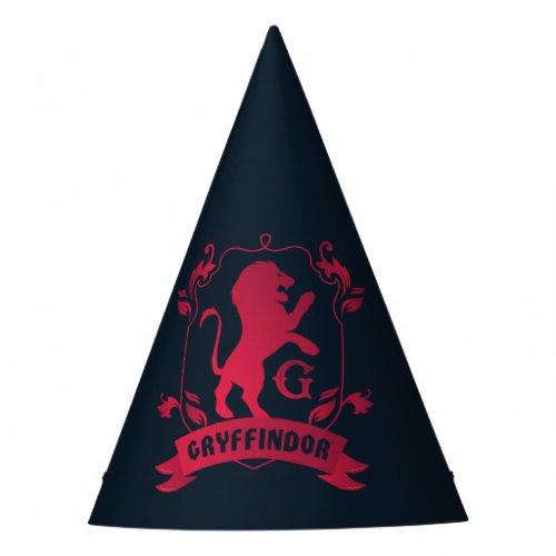 Ornate GRYFFINDOR House Crest Party Hat