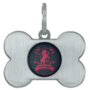Ornate GRYFFINDOR™ House Crest Pet ID Tag