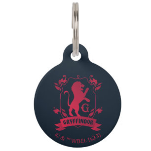 Ornate GRYFFINDOR™ House Crest Pet ID Tag