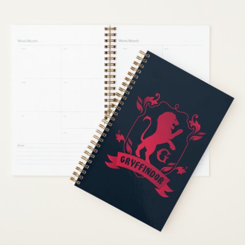 Ornate GRYFFINDOR House Crest Planner