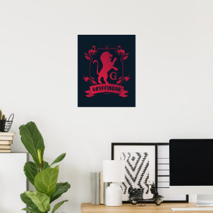 Ornate GRYFFINDOR™ House Crest Poster