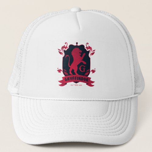 Ornate GRYFFINDOR House Crest Trucker Hat
