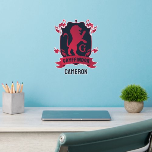 Ornate GRYFFINDOR House Crest Wall Decal
