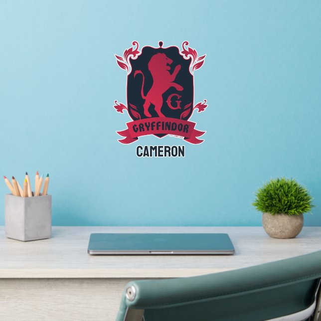 Ornate GRYFFINDOR™ House Crest Wall Decal (Home Office 2)