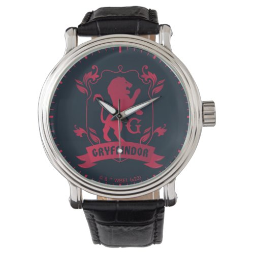 Ornate GRYFFINDOR House Crest Watch