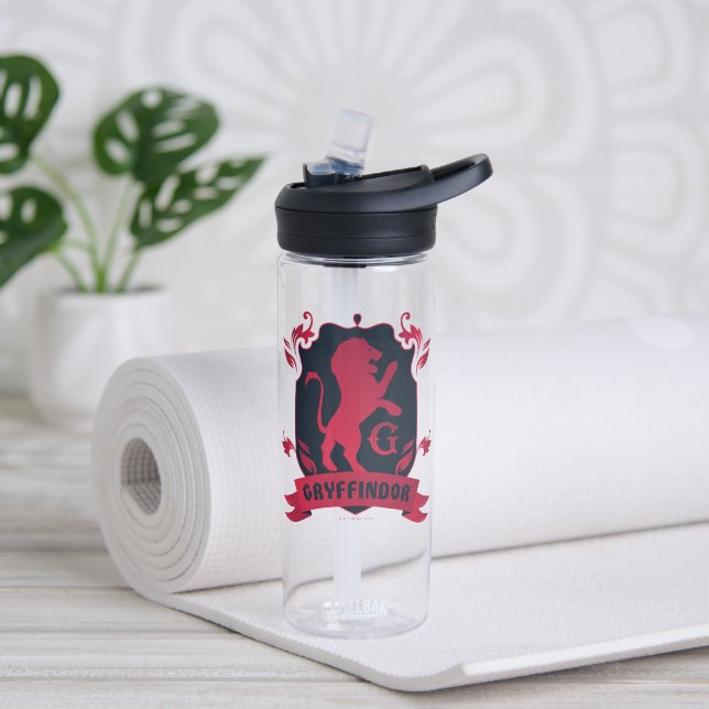 Ornate GRYFFINDOR™ House Crest Water Bottle (Yoga)