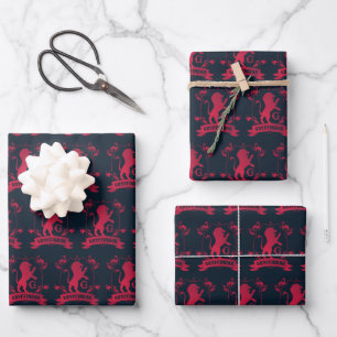 Ornate GRYFFINDOR™ House Crest Wrapping Paper Sheets