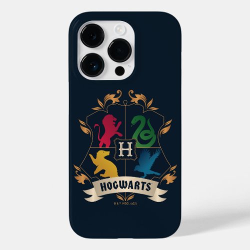 Ornate HOGWARTS House Crest Case_Mate iPhone 14 Pro Case
