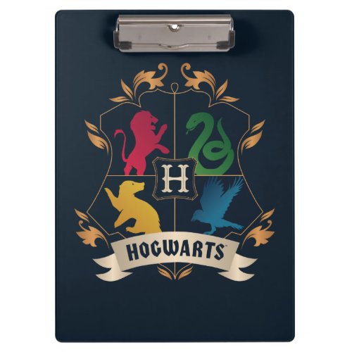 Ornate HOGWARTS House Crest Clipboard