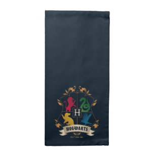 Ornate HOGWARTS™ House Crest Cloth Napkin