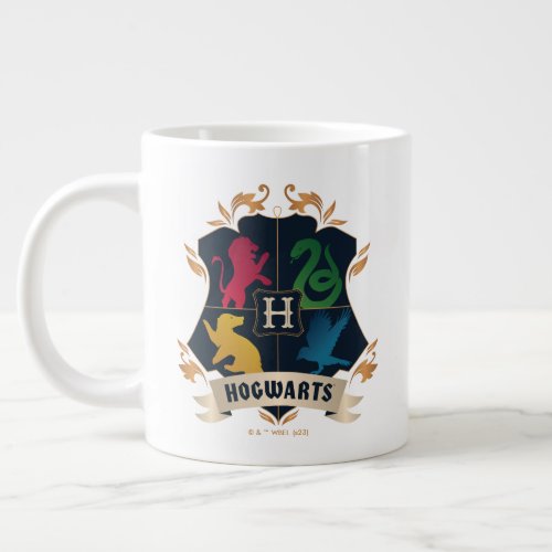 Ornate HOGWARTS House Crest Giant Coffee Mug