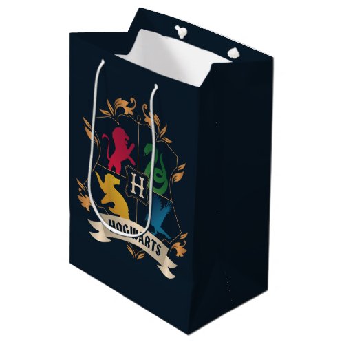 Ornate HOGWARTSâ House Crest Medium Gift Bag
