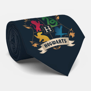 Ornate HOGWARTS™ House Crest Neck Tie