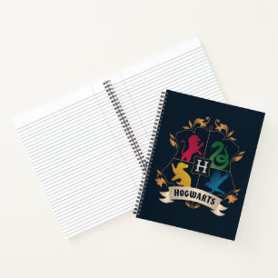 Ornate HOGWARTS™ House Crest Notebook