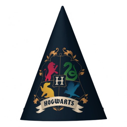 Ornate HOGWARTSâ House Crest Party Hat