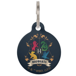 Ornate HOGWARTS™ House Crest Pet ID Tag