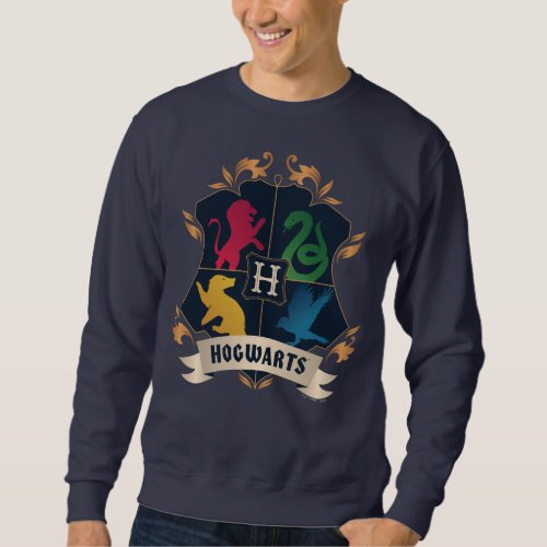 Ornate HOGWARTS House Crest Sweatshirt