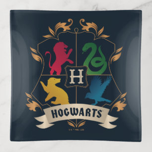 Ornate HOGWARTS™ House Crest Trinket Tray
