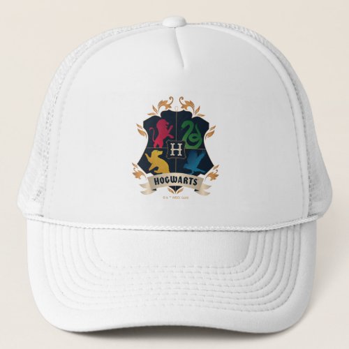 Ornate HOGWARTS House Crest Trucker Hat