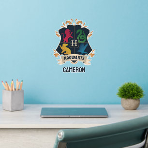 Ornate HOGWARTS™ House Crest Wall Decal