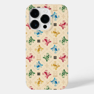 Ornate HOGWARTS™ House Crests Pattern Case-Mate iPhone 14 Pro Case
