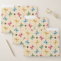 Ornate HOGWARTS™ House Crests Pattern