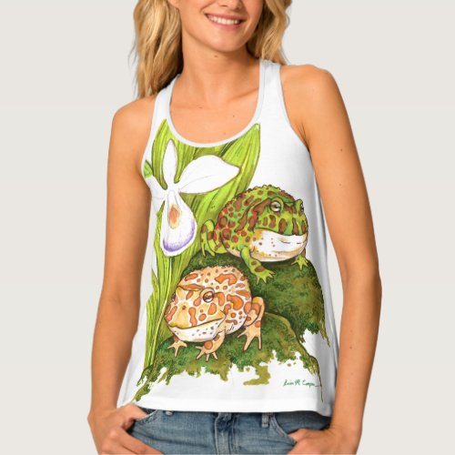 Ornate Horned Frogs  Tank Top