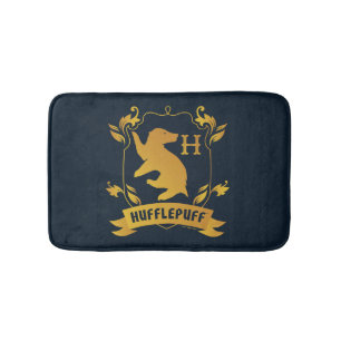Ornate HUFFLEPUFF™ House Crest Bath Mat