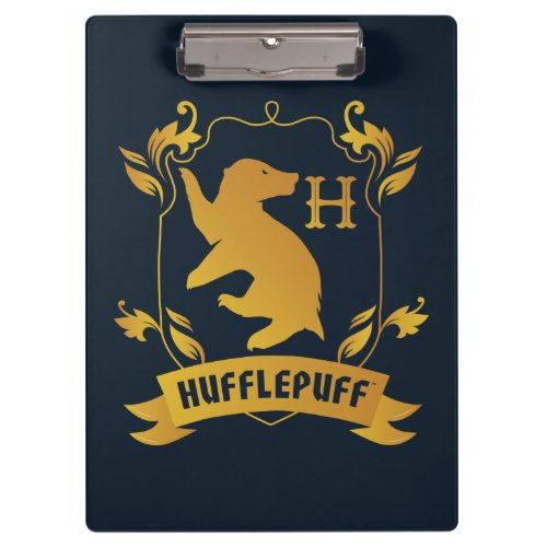 Ornate HUFFLEPUFF House Crest Clipboard