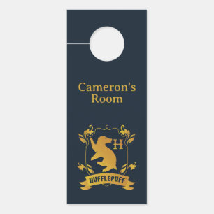 Ornate HUFFLEPUFF™ House Crest Door Hanger