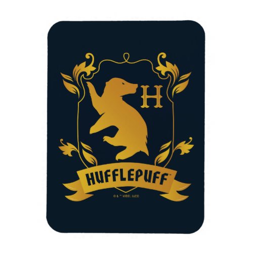 Ornate HUFFLEPUFFâ House Crest Magnet
