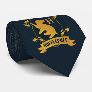 Ornate HUFFLEPUFF™ House Crest Neck Tie