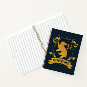 Ornate HUFFLEPUFF™ House Crest Notebook