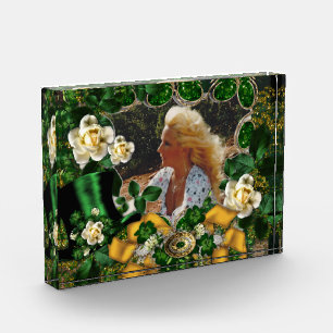 Ornate Irish Rose Frame Your Photo Acrylic Award