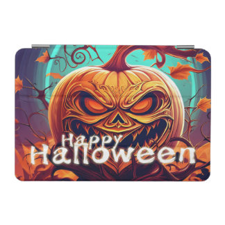 Ornate Jack-o-Lantern Twisted Branch Halloween iPad Mini Cover
