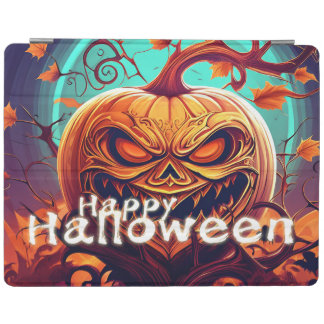 Ornate Jack-o-Lantern Twisted Branch Halloween iPad Smart Cover