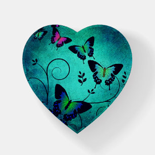Ornate Jewel Butterflies Paperweight