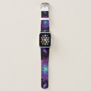Ornate Lotus Flower Seamless Symbol Apple Watch Band