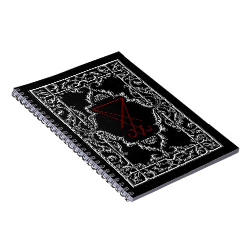 Ornate Luciferian Occult Goth Book Of Shadows