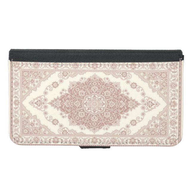Ornate Mauve & Beige Persian Rug Samsung Case (Front (Horizontal))