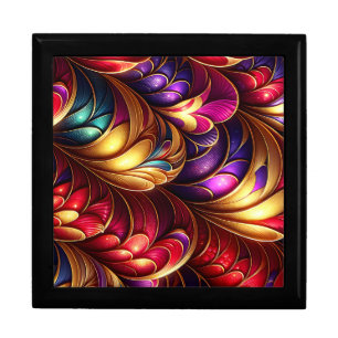 “Ornate Mermaid Scales - Vibrant Underwater Art” Gift Box