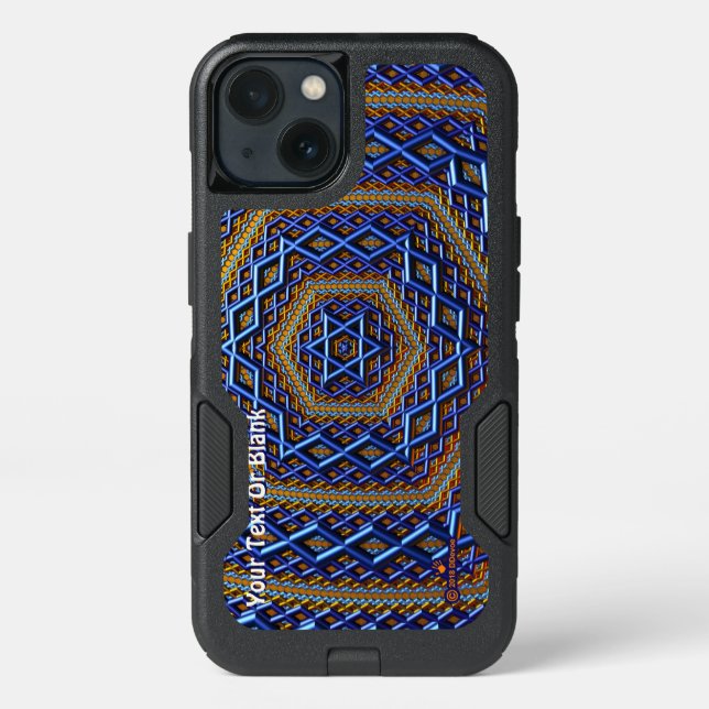 Ornate Metallic Magen David Otterbox iPhone Case (Back)