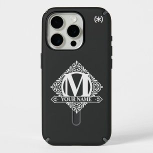 Ornate Monogram Design Speck iPhone Case