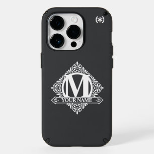 Ornate Monogram Design Speck iPhone Case
