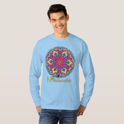 Ornate Namaste Kaleidoscope T_shirt
