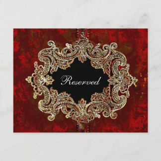 Ornate Party Table Seating Card