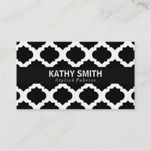 Ornate Pattern Chic Business Card