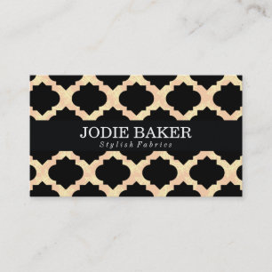 Ornate Pattern III Chic Business Card