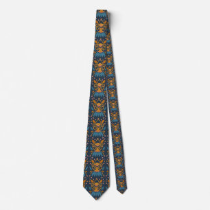 Ornate pattern Medieval style Neck Tie