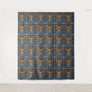 Ornate pattern Medieval style Tapestry